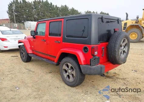 2018 Jeep Wrangler Jk Unlimited Sahara 4X4 z USA, uszkodzony, nr VIN 1C4BJWEG3JL935785